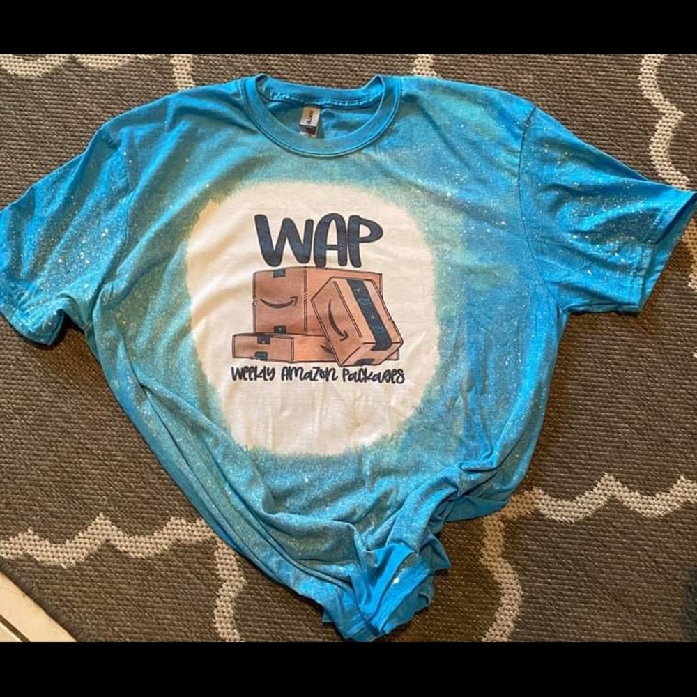 WAP weekly amazon packages T-shirt acid washed